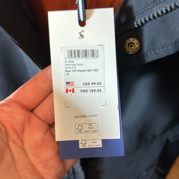 Joules Kids Penbridge Parka - 12 - Picture 10 of 10